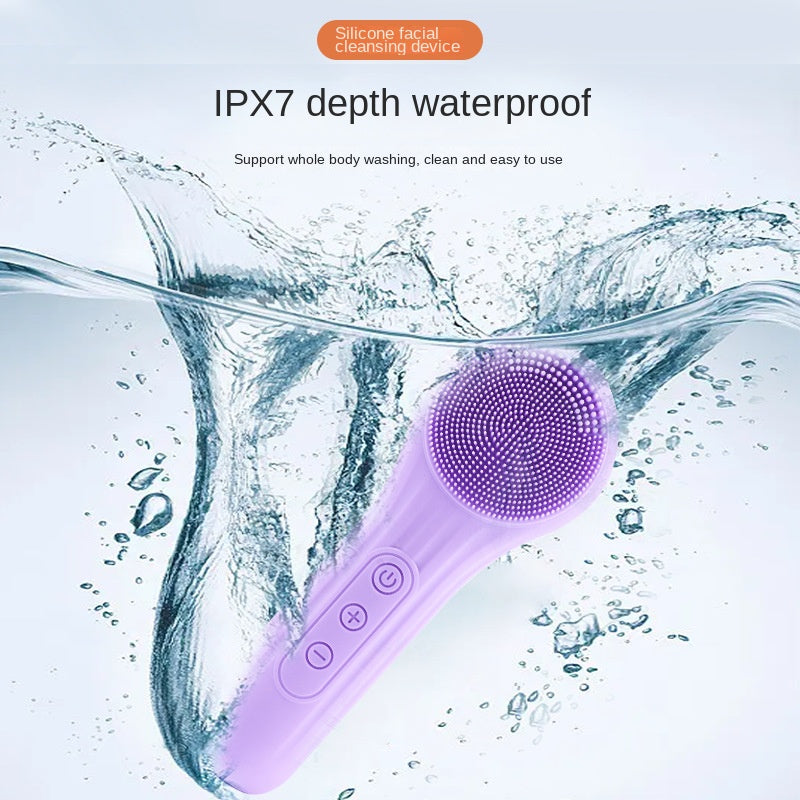 Facial Cleansing Device Silicone Facial Brush Ultrasonic