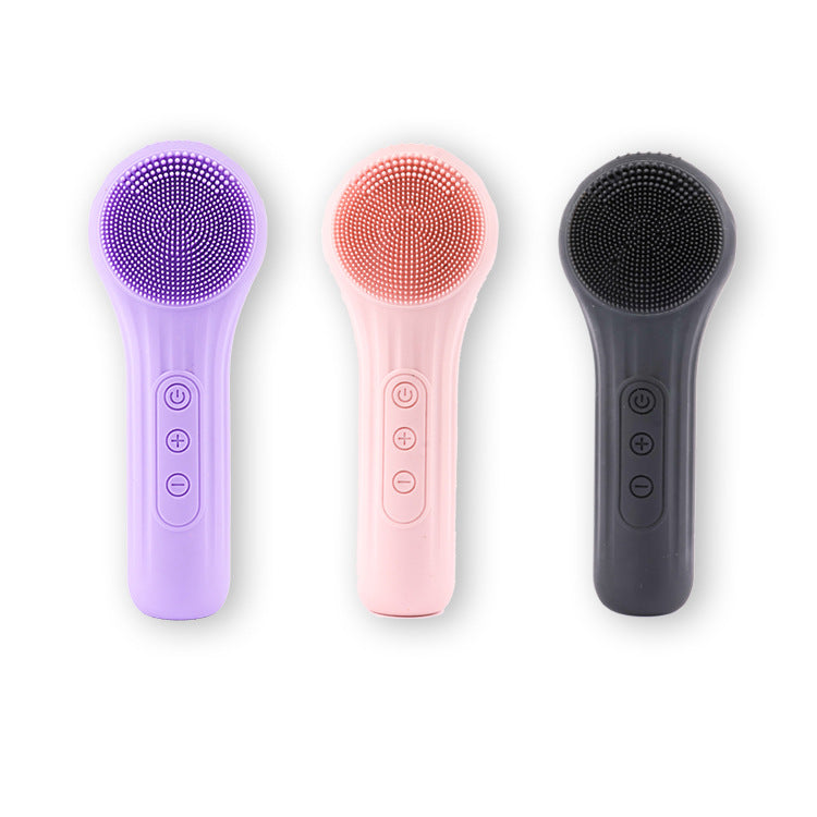 Facial Cleansing Device Silicone Facial Brush Ultrasonic
